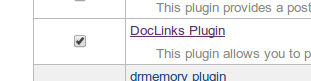 DockLinks Pluginのインストール